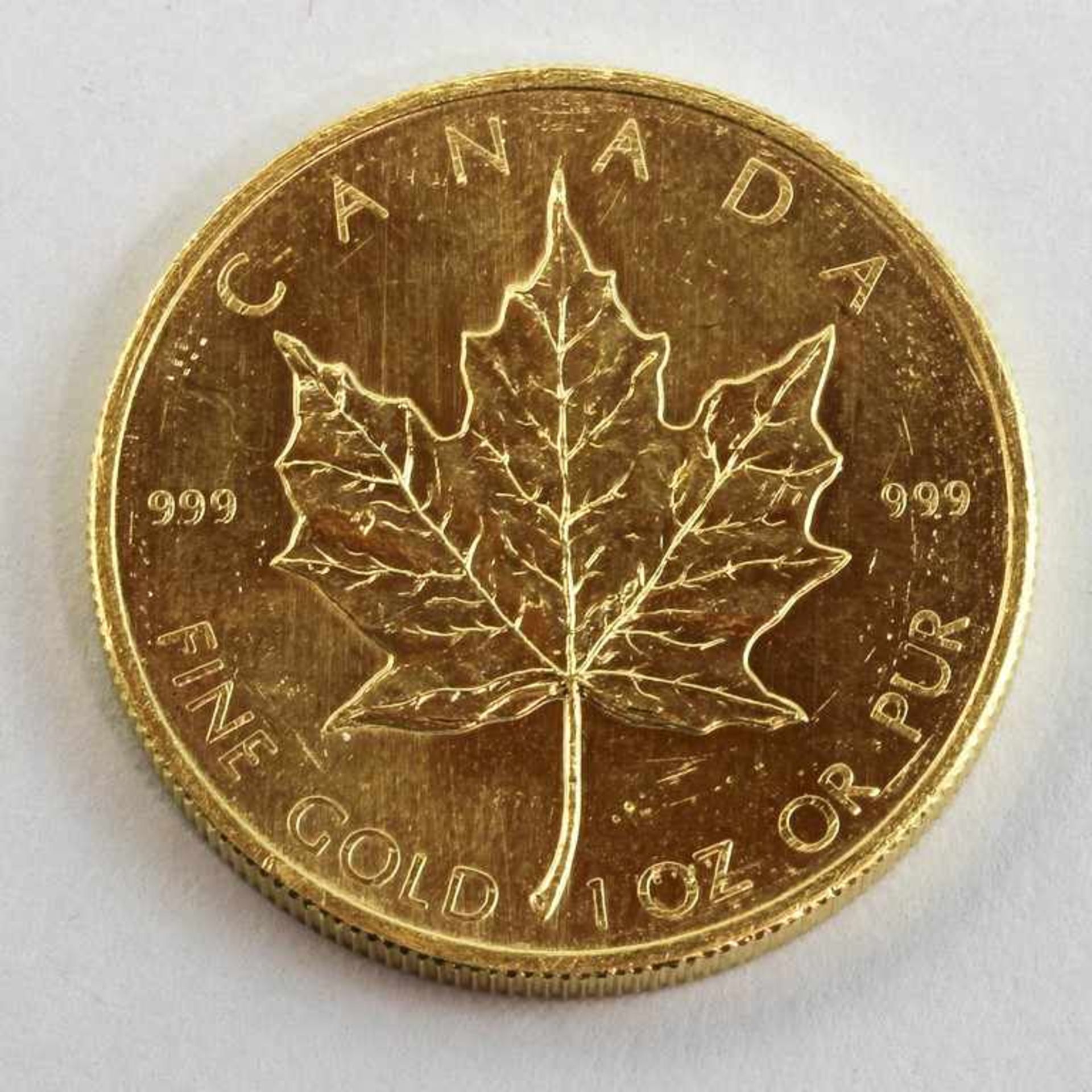 Kanada, Elisabeth II., 50 Dollar Maple Leaf, 1979. - Bild 2 aus 2