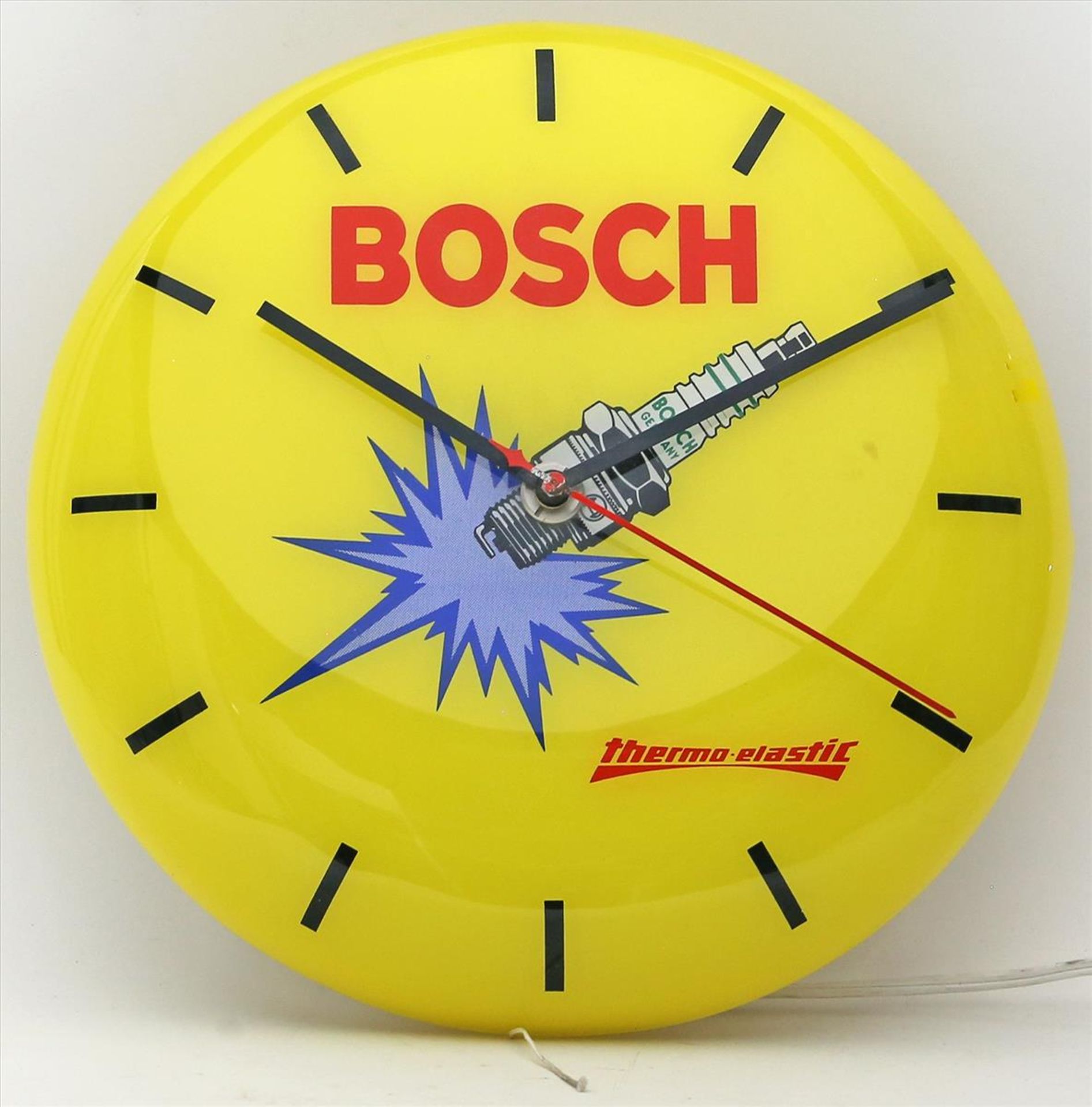 Beleuchtete Uhr, "Bosch".