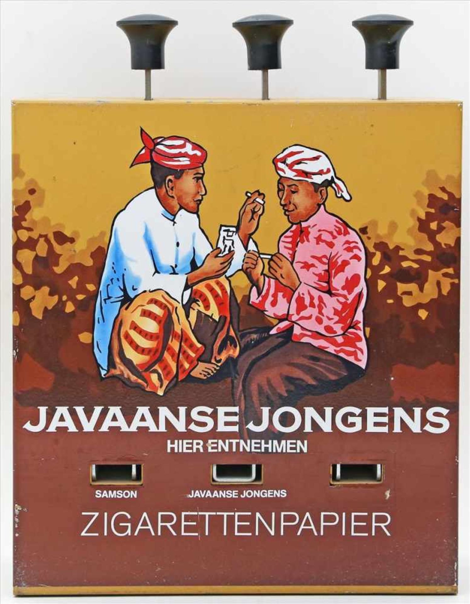 Zigarettenpapierautomat "Javaanese Jongens".