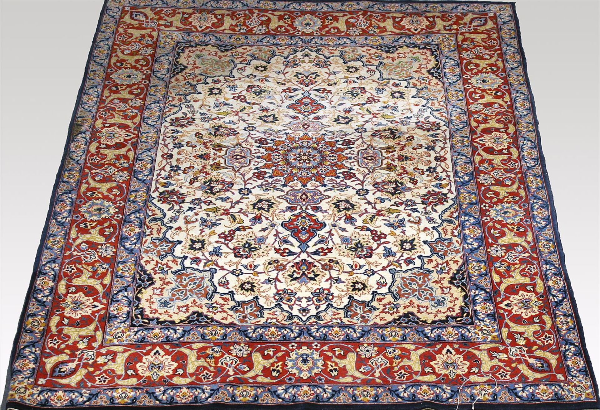 Isfahan, mit Korkwolle, ca. 152x 103 cm.