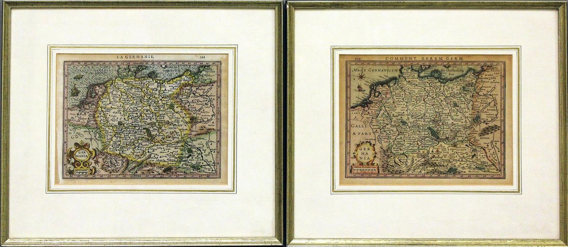 Drei kleinformatige Kupferstichkarten (17./18. Jh.) - Bild 2 aus 2