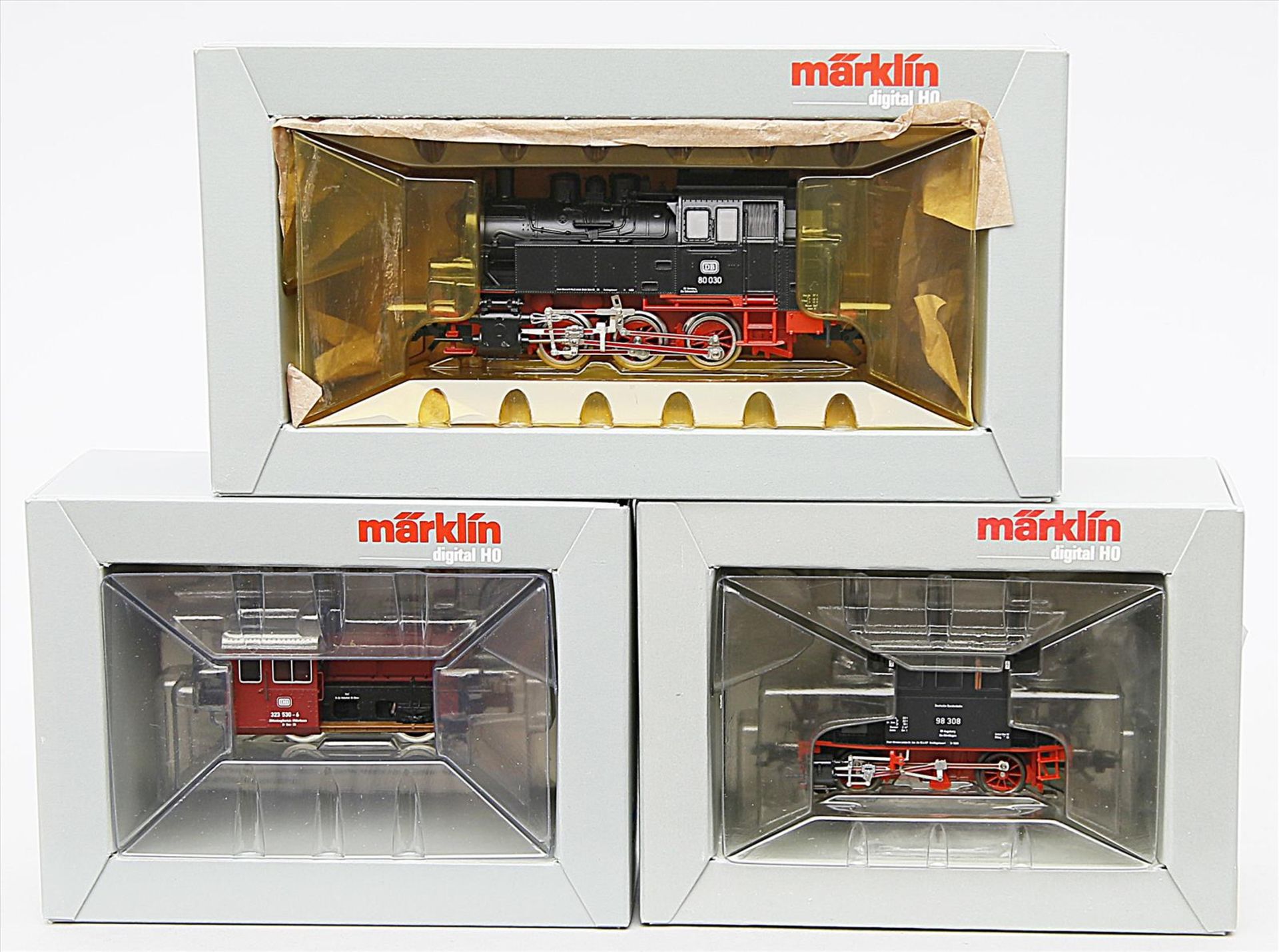 3 Lokomotiven, Märklin digital H0.