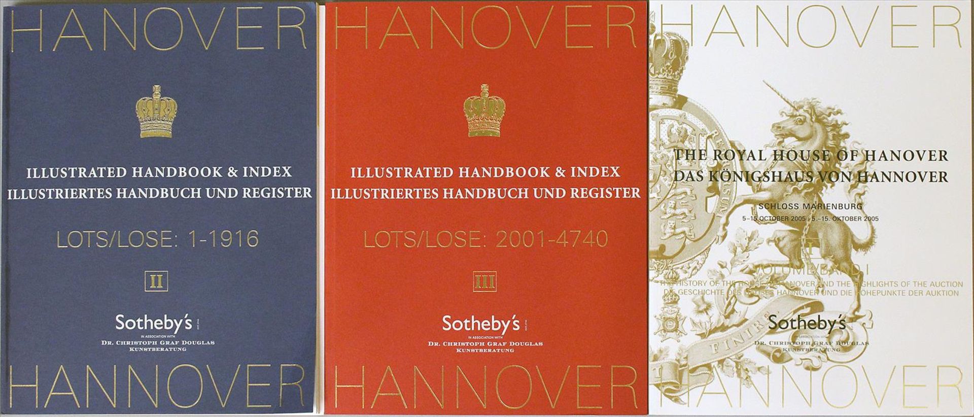 3-teiliger Katalog "The Royal House of Hannover", - Bild 2 aus 2