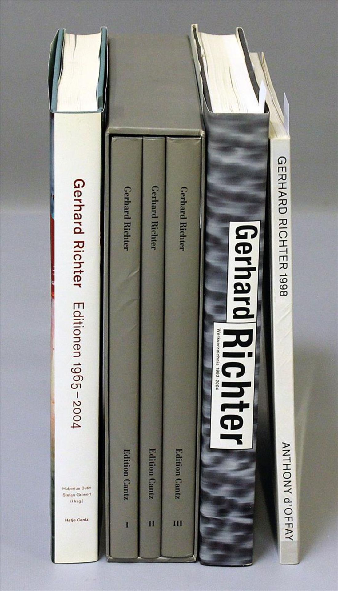4 Werkzverzeichnisse, Gerhard Richter.