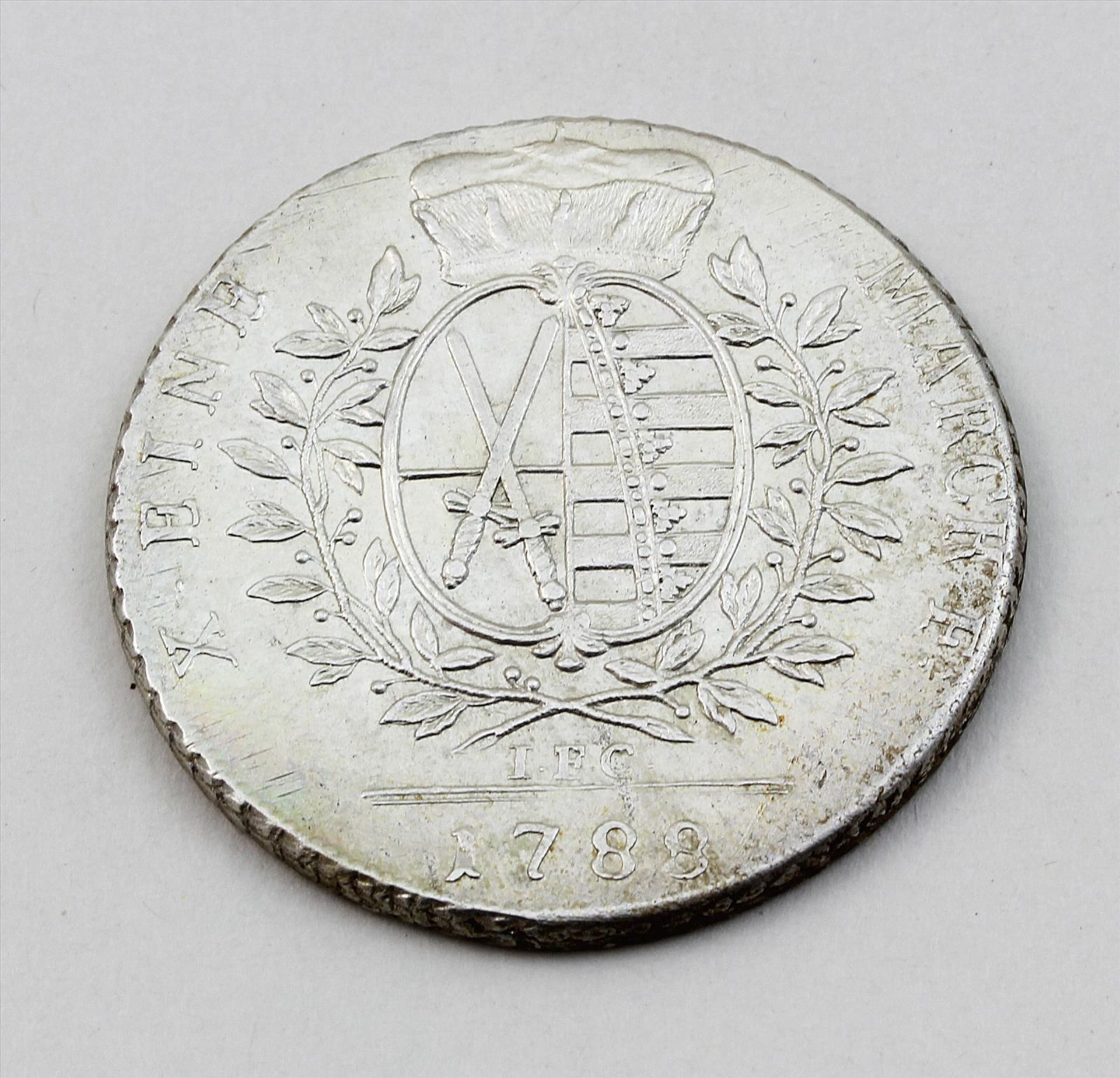 Sachsen, Friedrich August III., 1 Taler 1788, IEC.Fast vz. - Bild 2 aus 2