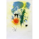 Miró, Joan (1893 Montroig-Mallorca 1983)"52 Affiches". Farblithographie/Velin, re. u. mit