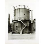 Becher, Bernd und Hilla"WASSERTURM ZECHE CONCORDIA OBERHAUSEN", so betitelt. Offsetdruck, verso