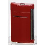 "Minijet Lighter", Dupont.Fiery Red. Bez. S.T. Dupont. L. 5,5 cm. In originaler Box und