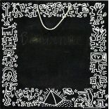 Haring, Keith (1958 Reading - New York 1990), nachKreidetafel, umlaufend mit serigraphierten