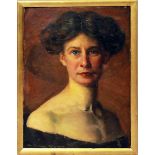 Bonnesen, Christian (1870 Dänemark 1936)Damenbildnis. Öl/Lwd./Platte (Alterspuren), li. u. sign. und