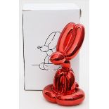 Koons, Jeff (geb. 1955 York, Pennsylvania), nachSkulptur "Ballon Rabbit Red". Rote Zinklegierung.