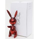 Koons, Jeff (geb. 1955 York, Pennsylvania), nachSkulptur "Red Rabbit". Rote Zinklegierung. Nr. 206/