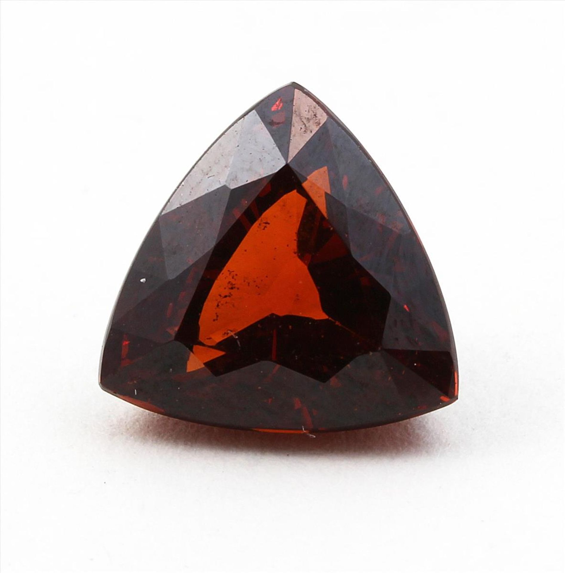 Sieben Mandarin-Granate, zus. 46,05 ct.Verschiedene Größen und Schliffarten. - Bild 6 aus 7