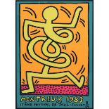 Haring, Keith (1958 Reading - New York 1990), nach"MONTREUX 1983 JAZZ FESTIVAL JUILLET", so