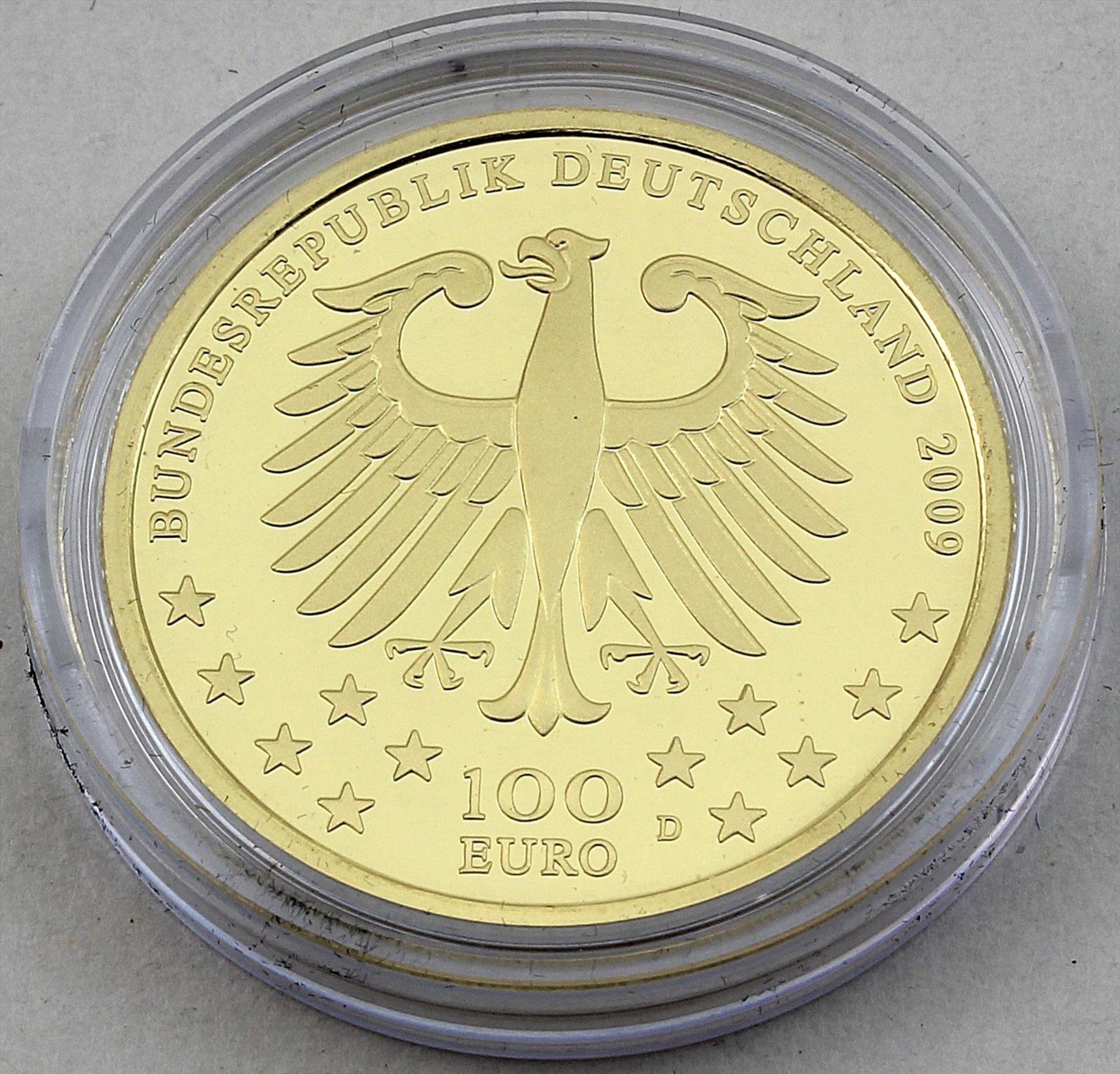 BRD, 100 Euro 2009 "UNESCO Welterbe Römische Baudenkmäler, Dom und Liebfrauenkirche in Trier".999, - Bild 2 aus 2
