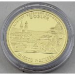 BRD, 100 Euro 2008 "UNESCO Welterbe Altstadt Goslar - Bergwerk Rammelsberg".999,9/1000 GG, 15,55