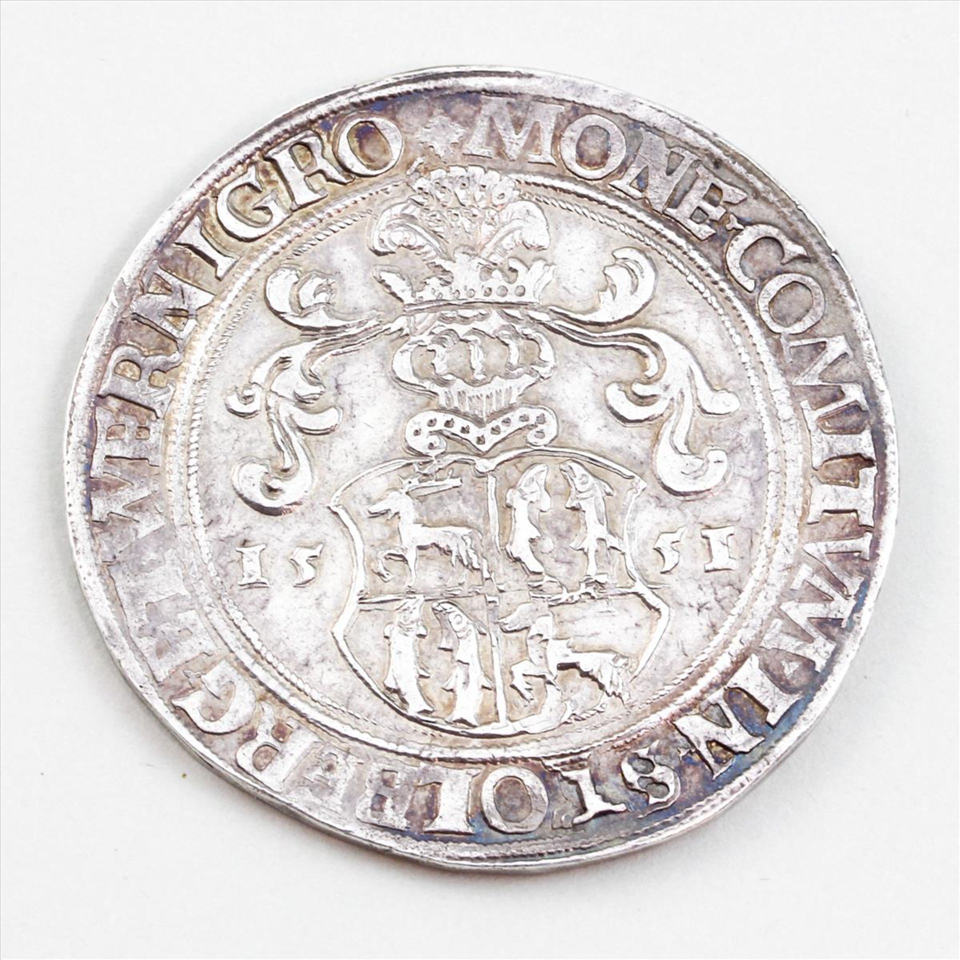 Stolberg, Wolfgang, Ludwig II., Heinrich XXi., Albrecht Georg und Christof I., 1538-1555.Taler von - Bild 2 aus 2