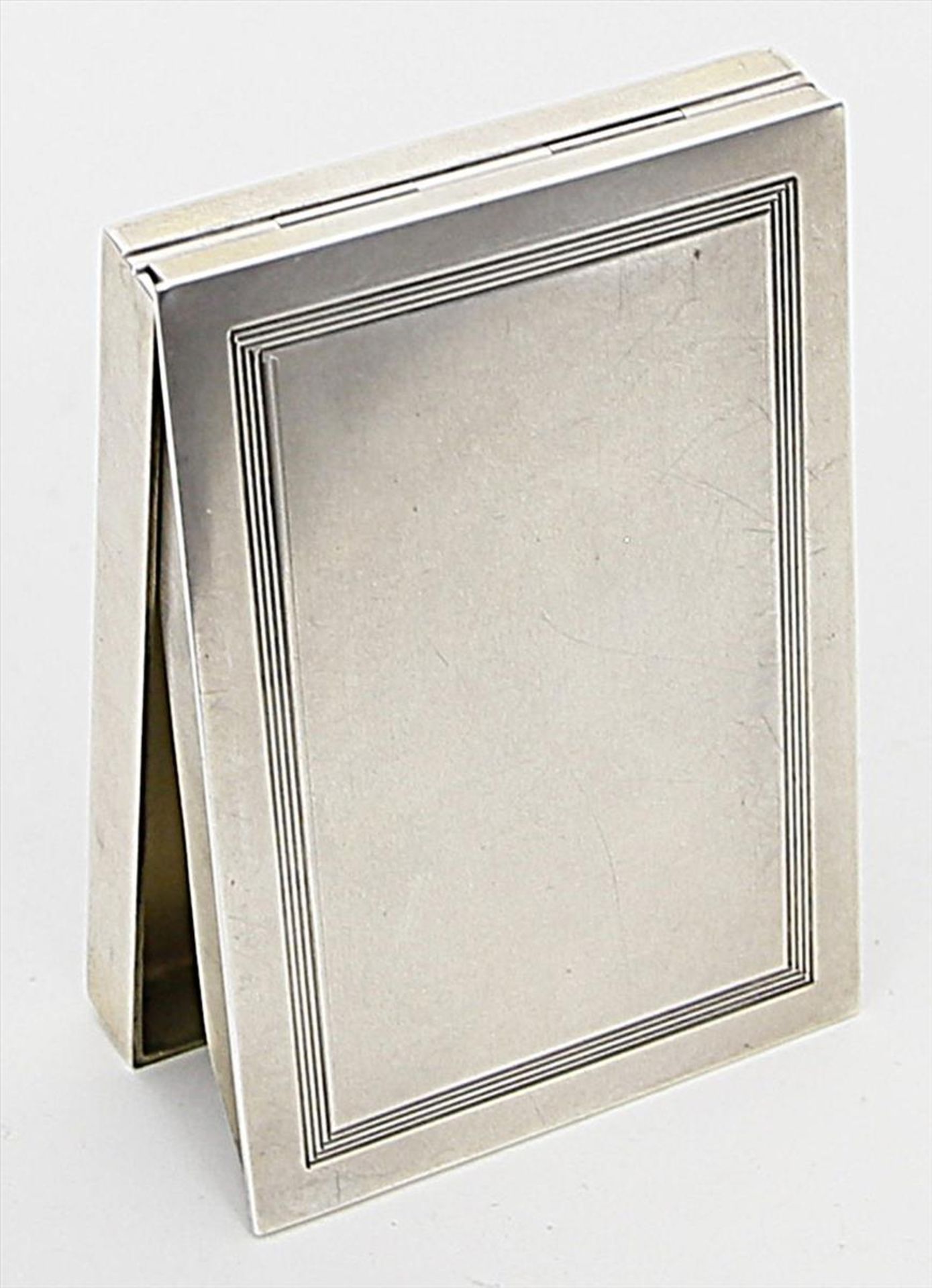Kaiserliches Etui.800/000 Silber, brutto 141 g, Innenvergoldung. Rechteckform mit umlaufendem - Bild 5 aus 5
