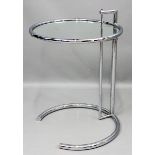 Gray, Eileen (1879 Enniscourthy - Paris 1976), nachBeistelltisch "Adjustable Table", nach einem