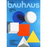 Bayer, Herbert (1900 Haag - Santa Barbara 1985)"50 Jahre Bauhaus", 1968. Plakat/Papier (l.