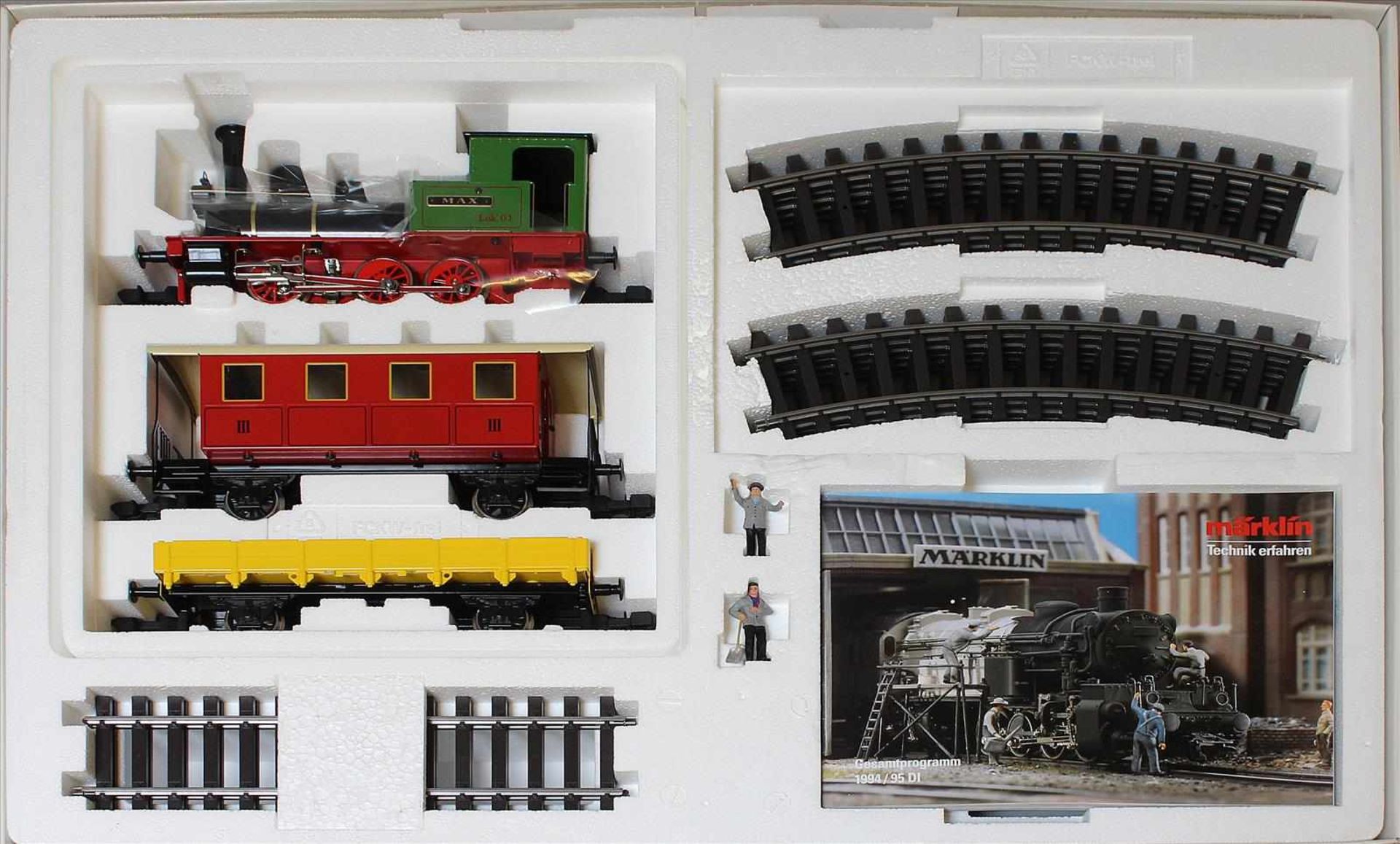 Starter-Set, Märklin.Modelle aus Metall, Lokomotive mit Delta-Modul. Artikel-Nr. 5440. Bespielt,