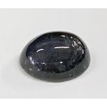 Iolith, 4,86 ct.Ovales Cabochon.