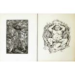 5 handsignierte Künstlergraphiken (um 1919/20)Verschiedene figürliche Darstellungen von Curt