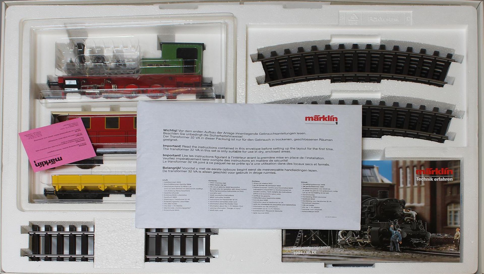 Starter-Set, Märklin.Modelle aus Metall, Lokomotive mit Delta-Modul. Artikel-Nr. 5440. Bespielt, - Bild 2 aus 2