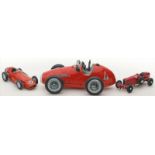 Rennwagen "Grand Prix Racer", Schuco.Blech, rot lackiert. Modell-Nr. 1070. Schuco, Western