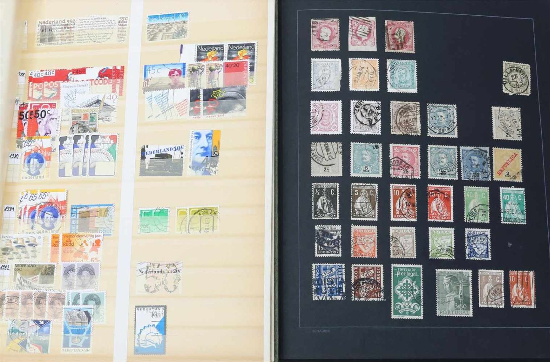 13 Briefmarkenalben.In- und Ausland.