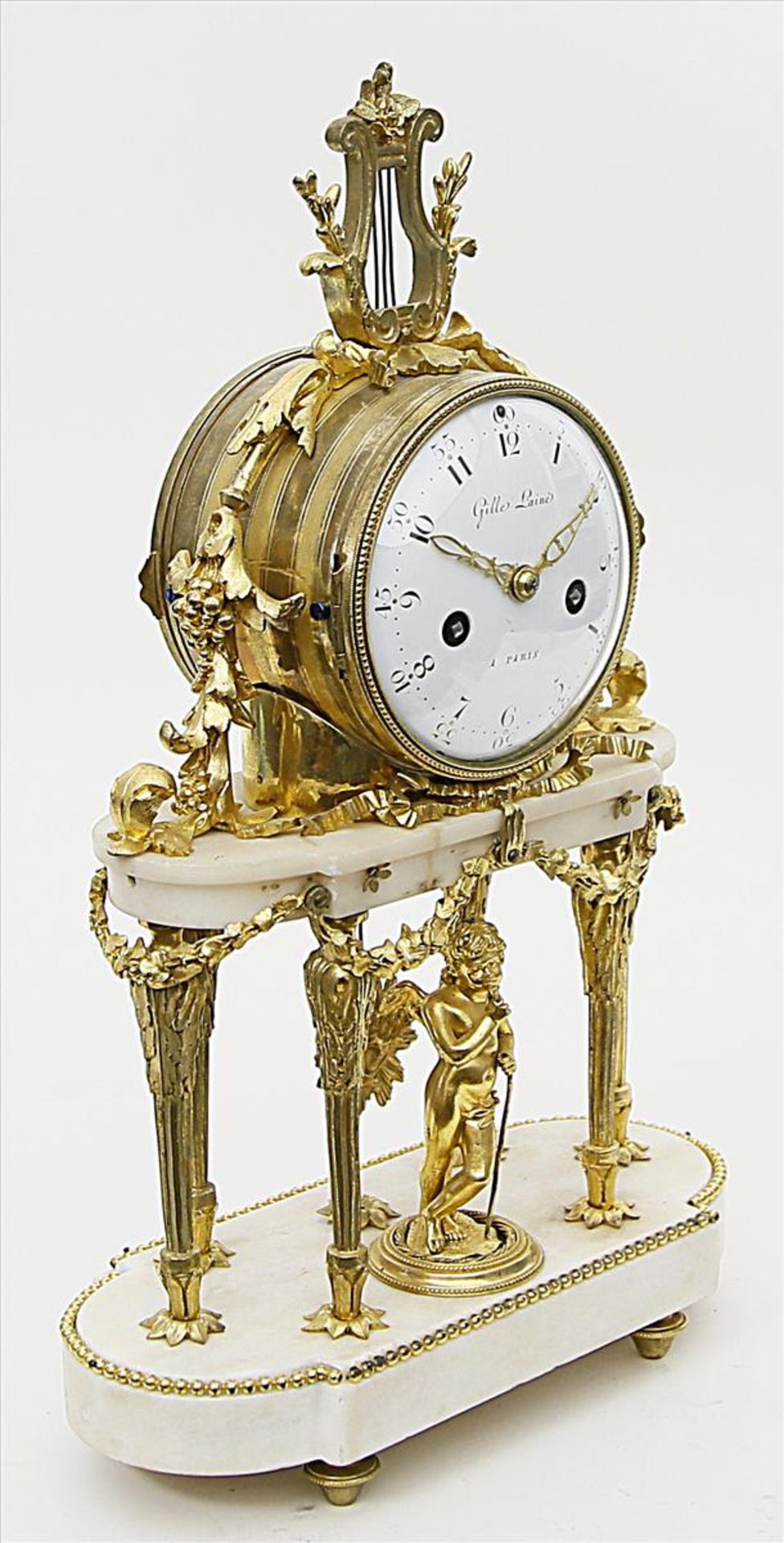 Louis XVI.-Pendule, Gille Laine. - Bild 2 aus 2