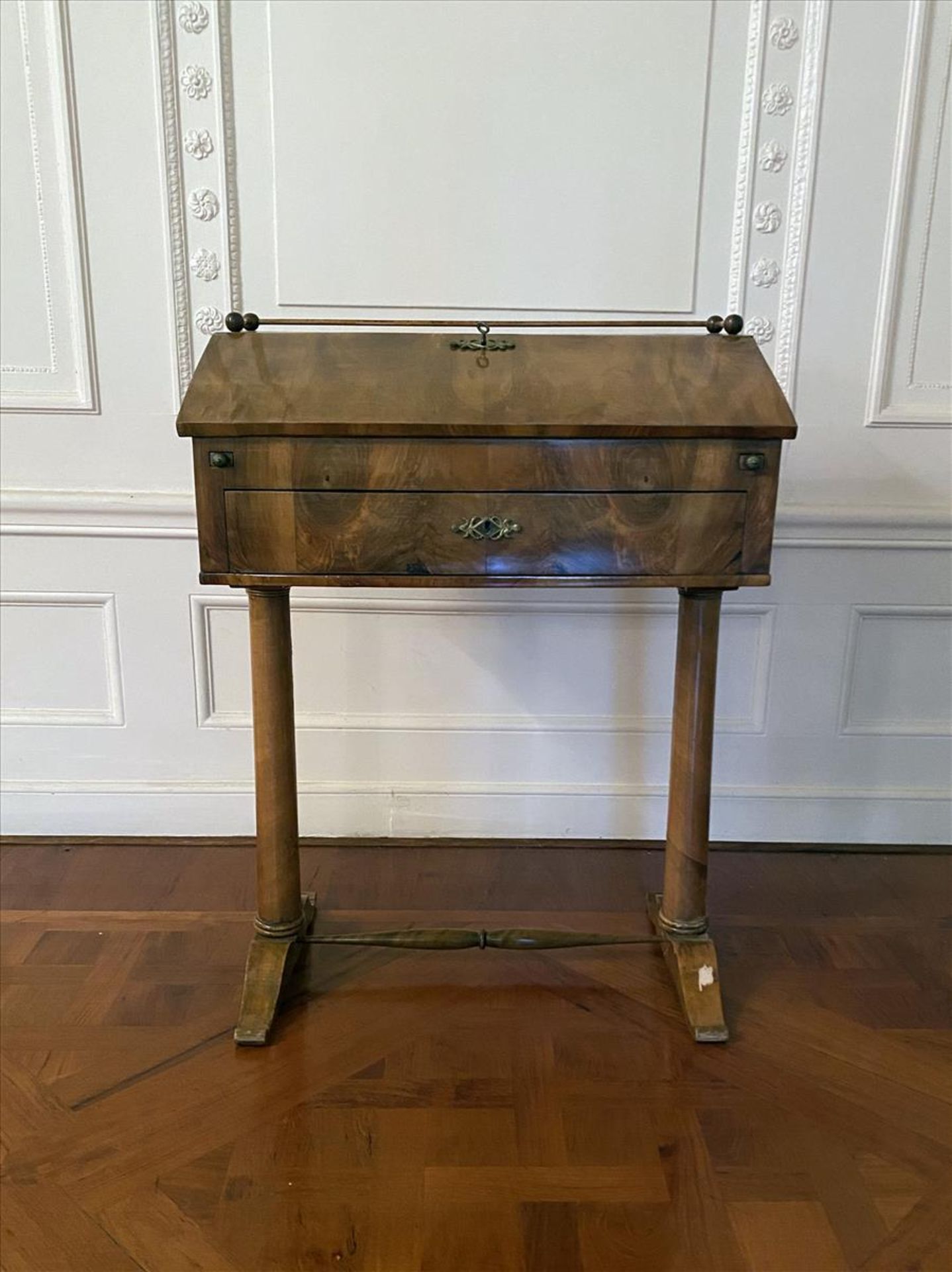 Biedermeier-Schrägklappensekretär,