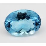 Sky blue Topas, ca. 19,6 ct.