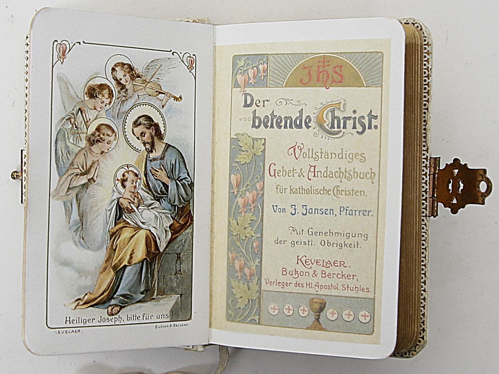 Drei kleine Gebetbücher und Genealogischer Kalender.