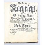 Buch zum Thema "Petri Kirche" (um 1730)