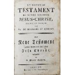 Französisch-deutsche Bibel und "Le combat spirituel".