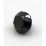 Schwarzer Diamant, ca. 0,4 ct.
