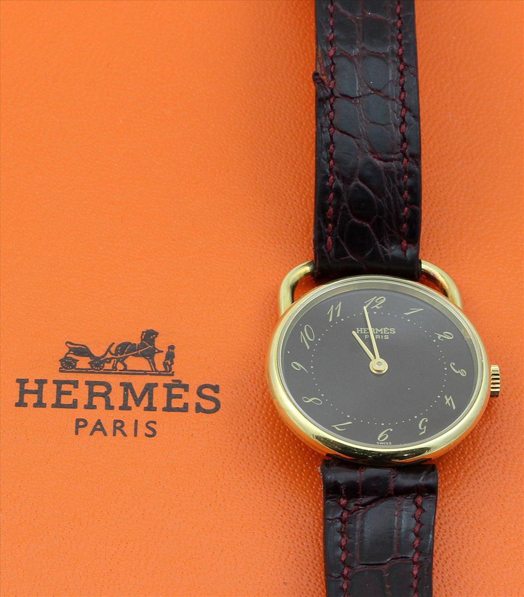 Damenarmbanduhr "HERMÈS PARIS". - Bild 2 aus 2