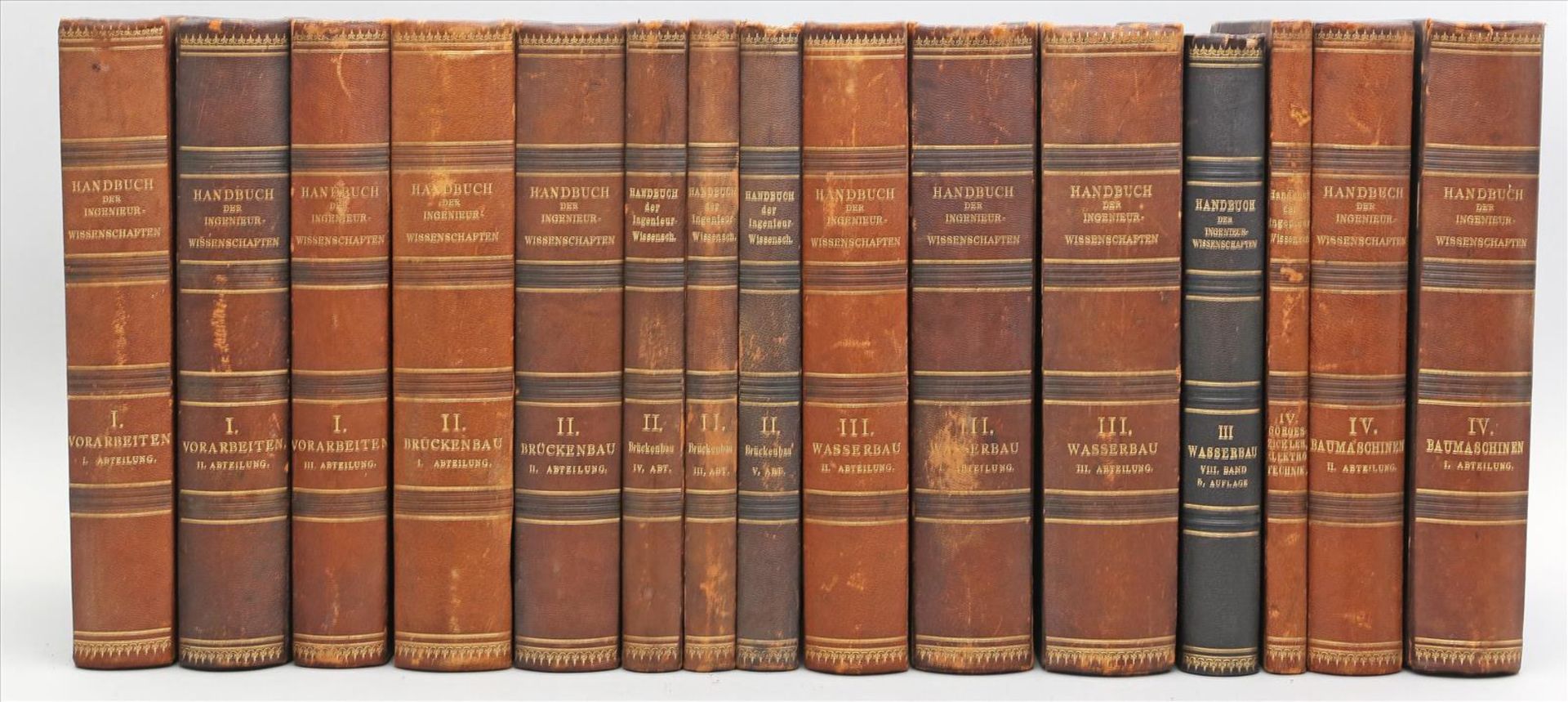 15 Bände "Handbuch der Ingenieur Wissenschaften".