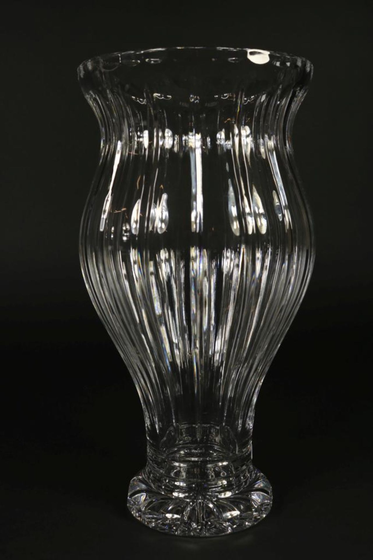 Pair od chrystal vases, h. 36 cm. - Bild 3 aus 3