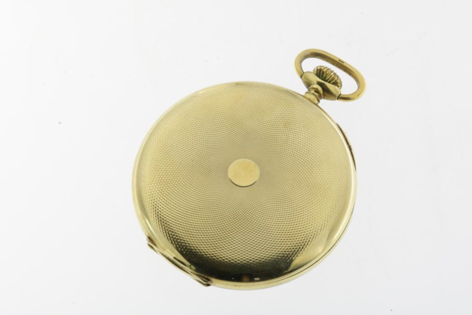 A yello gold pocket watch - Bild 2 aus 4