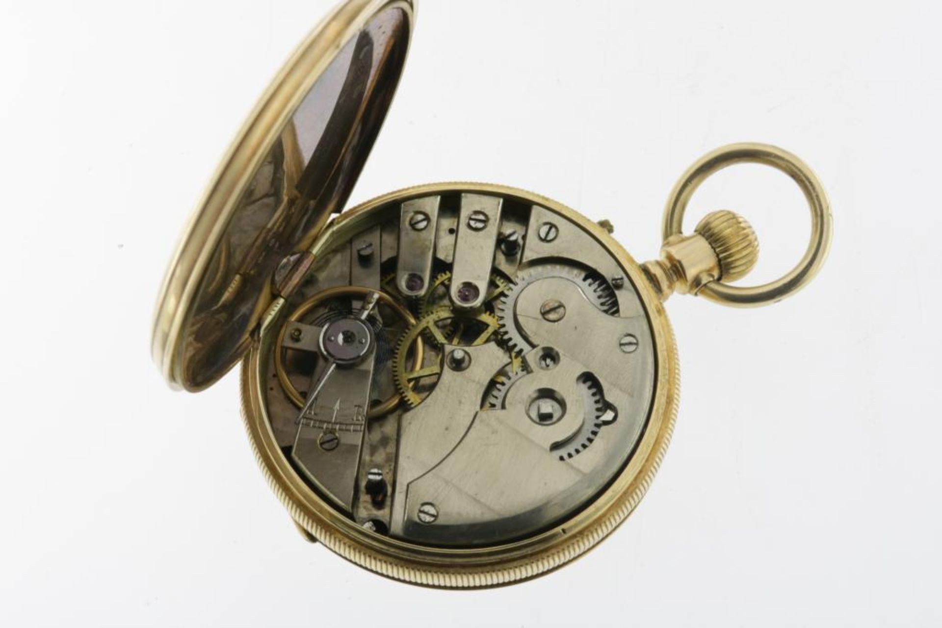 Pocket watch in yellow gold case - Bild 5 aus 5