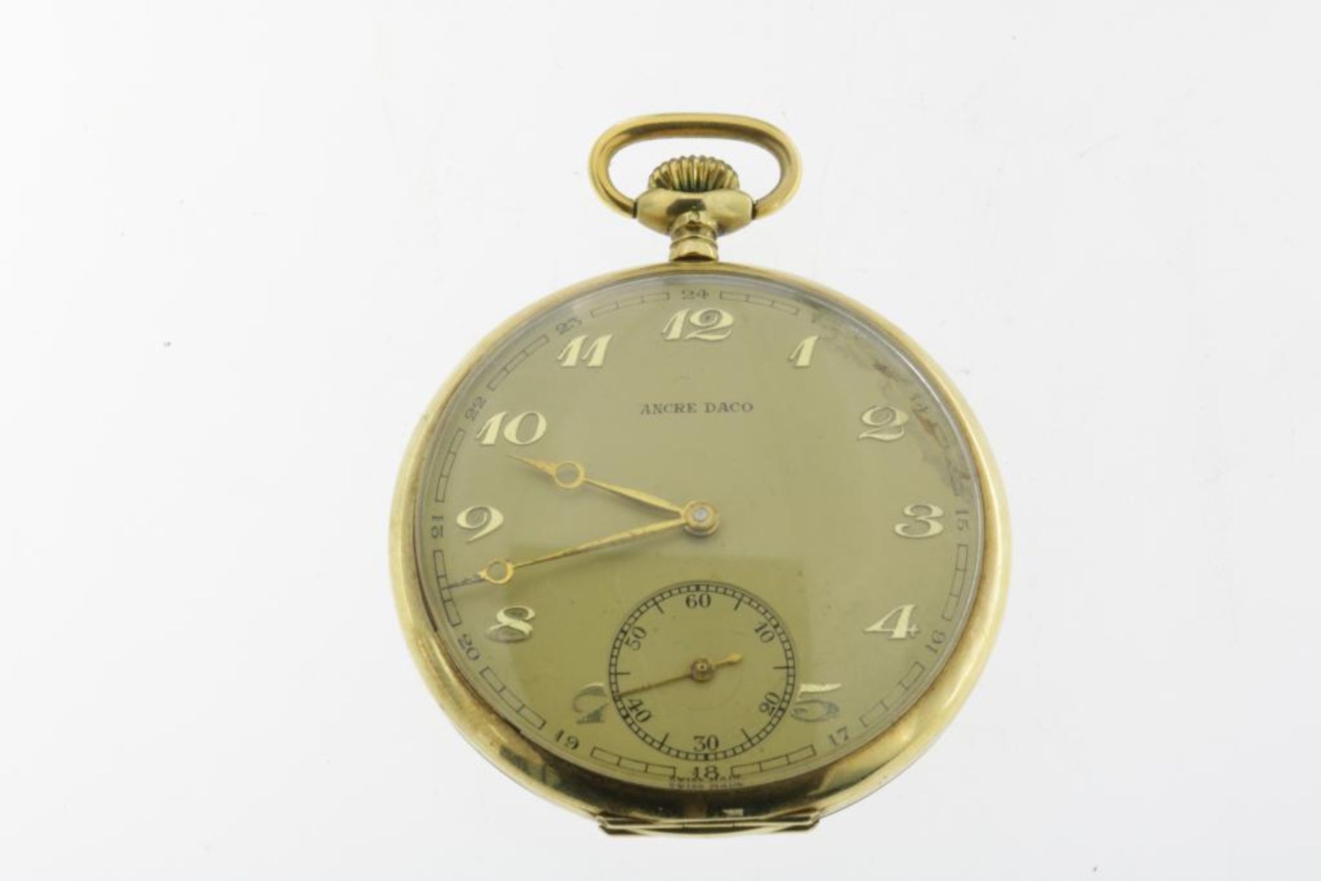 A yello gold pocket watch