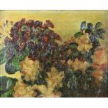 SCHREUDER, ANNA, ges. r.o., bloemen, board 19 x 24 cm.