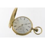 Pocket watch in yellow gold case