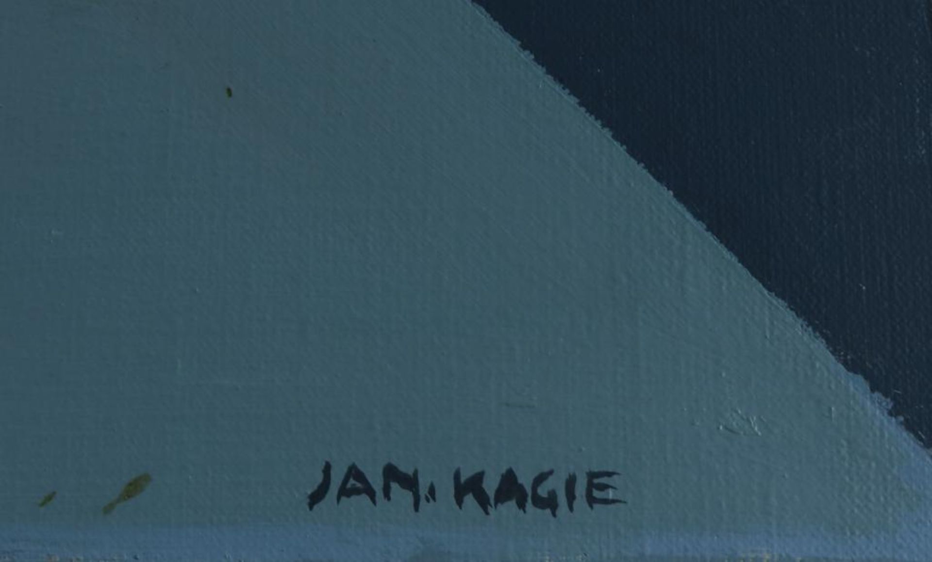 KAGIE, JAN (1907-1991), signed l.r., composition with laundry, oil on canvas 115 x 130 cm.KAGIE, JAN - Bild 3 aus 4