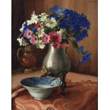 Althuijzen, Antonie (1897-1963), signed r.u., Still live with flowers in tap jug, oil on canvas 50 x