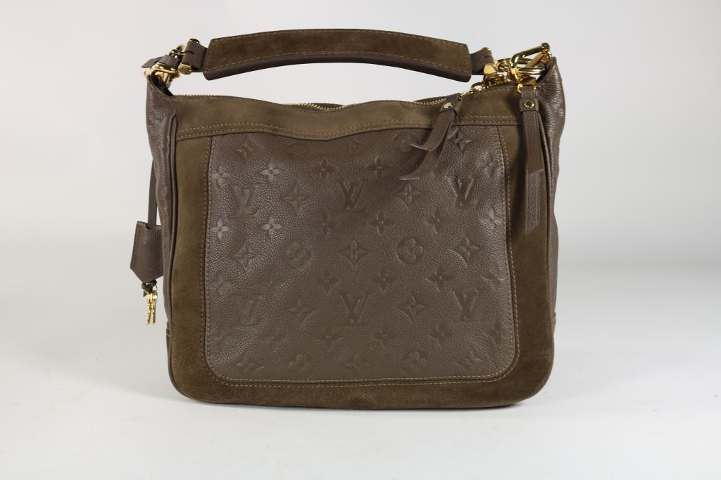 Louis Vuitton Terre Monogram Empreinte Leather Audacieuse PM Bag, with dustbag, papers and - Image 2 of 7