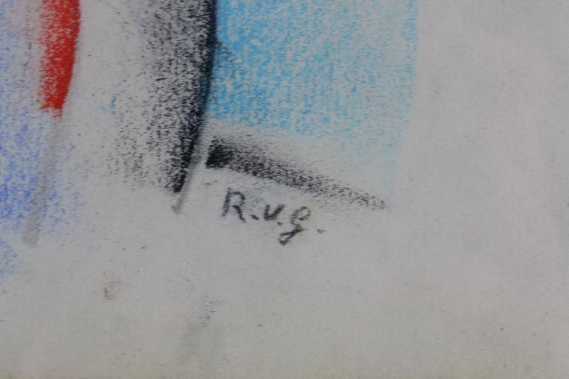 GINDERTAEL, ROGER VAN (1899-1982), monogrammed standing nude, colored pencil drawing 32 x 24 cm. - Bild 3 aus 4