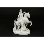 Meissen figure group of Europe (from a series of the Four Continents), of hard-paste porcelain. A